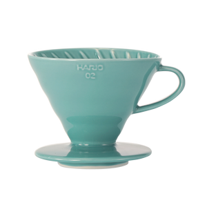 V60 Cerâmica Gotejador Colorido, Tamanho 02, Turquesa