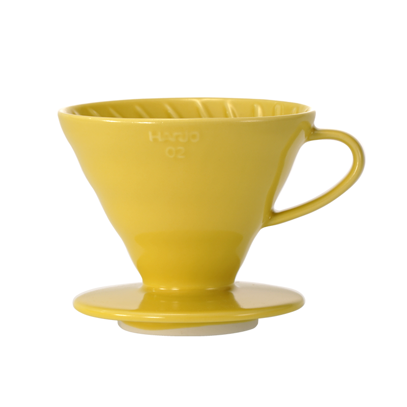 V60 Coador Cerâmico Colour, Tamanho 02, Amarelo