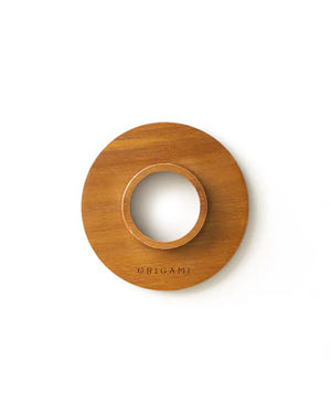 Suporte de Madeira para Origami Dripper Castanho Escuro