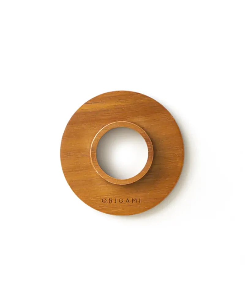 Suporte de Madeira para Origami Dripper Castanho Escuro